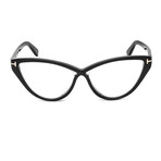 Women's Cat-Eye Blue-Light Blocking Glasses // Black