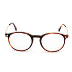 Men's Rounded Blue-Light Blocking Glasses // Blonde Havana