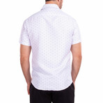 Kiss My Mast' Short Sleeve Button Up Shirt // White (2XL)