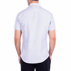 In The Fast Lane' Short Sleeve Button Up Shirt // White (S)