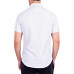 Good Knight' Short Sleeve Button Up Shirt // White (XS)
