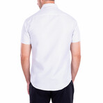 Kind Regards' Short Sleeve Button Up Shirt // White (S)