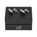 Dunhill Avorities Brass + Carbon Fiber + Palladium Plate Cufflinks // JNV3247K // Store Display