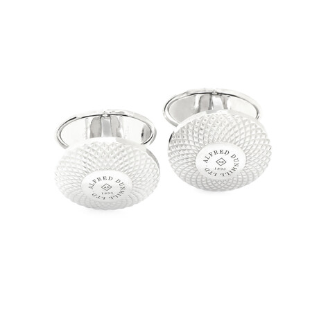 Dunhill ET Sterling Silver Cufflinks // JDW8235H // Store Display