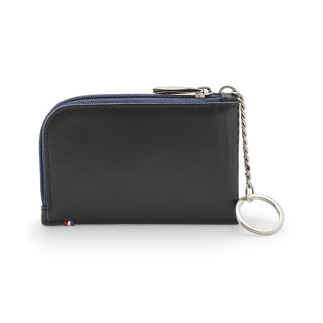S.T. Dupont Line D Slim Coin Purse + Key Ring // 184002 // Store Display