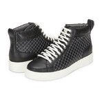 52'S Quilted Napa High Top // Black (US: 10)