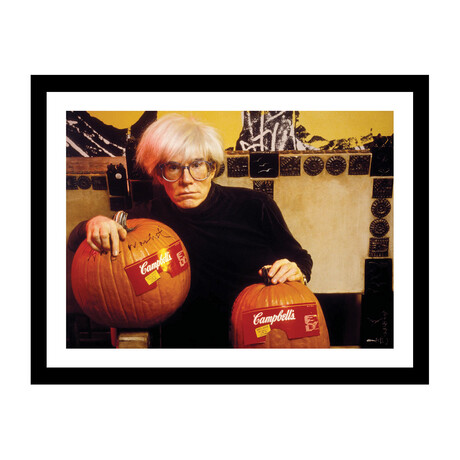 Andy Warhol with Pumpkins