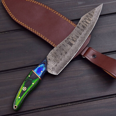 Midnight Green Chef Knife // 4012