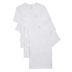 Performance Cotton V-Neck 3-Pack // White (S)