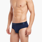 Electric No-Show Brief // Varsity Navy (S)