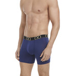 X Luxe Boxer Brief 3-Pack // Moonlit Ocean + Purple Imp + Noon Blue (M)