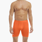 Speed Dri Mesh Boxer Brief // 6" Inseam // Vermillion Orange (S)