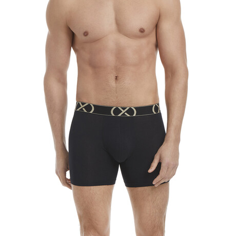 X Luxe Boxer Brief 3-Pack // Black (S)