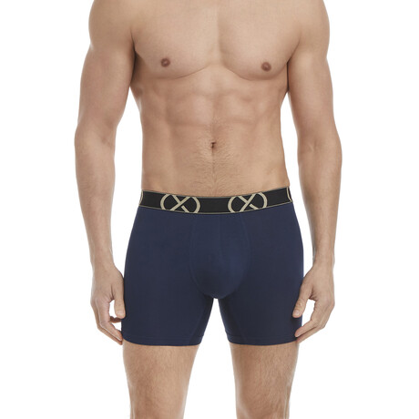 X Luxe Boxer Brief 3-Pack // Varsity Navy (S)