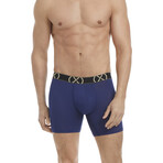 X Luxe Boxer Brief 3-Pack // Moonlit Ocean + Purple Imp + Noon Blue (XL)