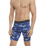 (X) Sport Mesh Boxer Brief 3-Pack // 9" // Black + Dark Denim + Camo Denim (XL)