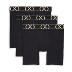 X Luxe Boxer Brief 3-Pack // Black (XL)