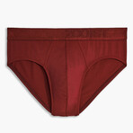 Electric No-Show Brief // Tawny Port (XL)