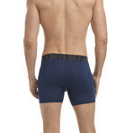 (X) Sport Mesh Boxer Brief 3-Pack // 6" // Varsity Navy + Power Blue + Alaskan Blue (S)