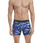 (X) Sport Mesh Boxer Brief 3-Pack // 6" // Black + Dark Denim + Camo Denim (M)