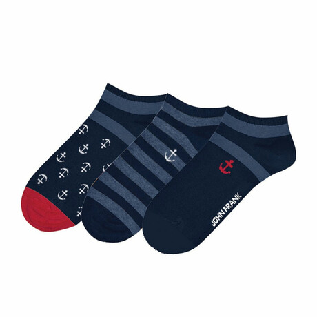 Ankle Socks 3-Pack // Navy Blue