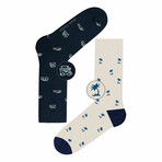 Summer Long Socks 2-Pack // 21W // Multi