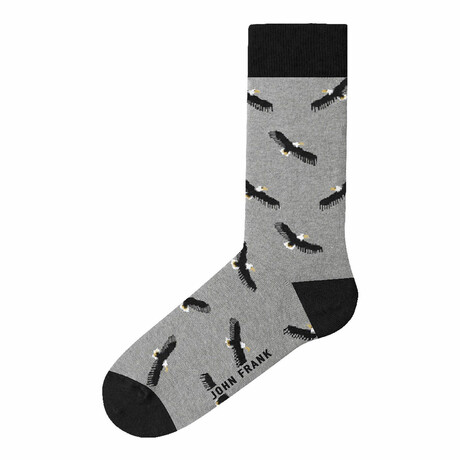 Eagle Long Socks // Gray