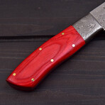 Red Drops Kitchen Knife // 4005