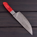 Red Drops Kitchen Knife // 4005