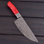 Red Drops Kitchen Knife // 4005