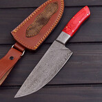 Red Drops Kitchen Knife // 4005