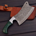 Green Butcher Cleaver // 4004