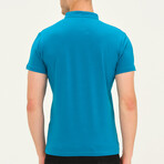 Short Sleeve Henley // Dark Turquoise (S)