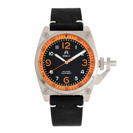 Shield Pascal Diver Black + Orange Quartz // SLDSH102-2