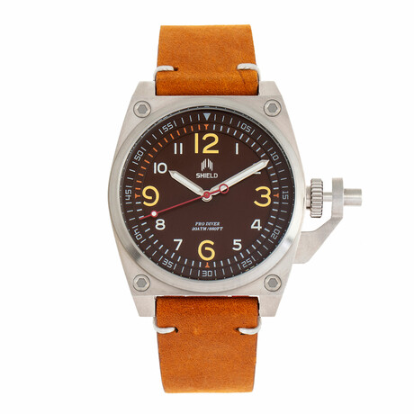 Shield Pascal Diver Camel Brown Quartz // SLDSH102-3