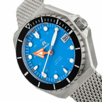 Shield Marius Silver + Blue Diver Quartz // SLDSH103-4
