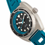 Shield Dreyer Diver Silver + Teal Quartz // SLDSH107-4