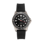 Shield Freedive Black-Silver Quartz // SLDSH115-1