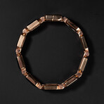 Swarovski Crystal Bracelet // 18k Solid Rose Gold (X-Small)