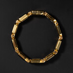 Swarovski Crystal Bracelet // 18k Solid Yellow Gold (X-Small)