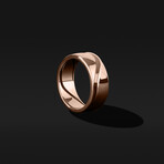 Waves Ring // 18k Solid Rose Gold (8.5)