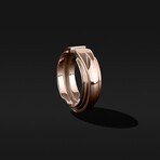 Layer Ring // 18k Solid Rose Gold (8.5)