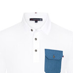 Parker Short Sleeve Polo Shirt // White (3XL)