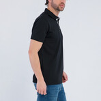 Jason Short Sleeve Polo Shirt // Black (3XL)