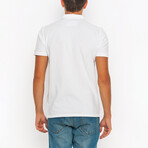 Ethan Short Sleeve Polo Shirt // White (M)