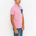 Conner Short Sleeve Polo Shirt // Pink (2XL)