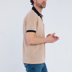 Edward Short Sleeve Polo Shirt // Beige (2XL)