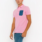 Conner Short Sleeve Polo Shirt // Pink (2XL)