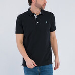 Jason Short Sleeve Polo Shirt // Black (XL)