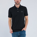 Cole Short Sleeve Polo Shirt // Black (XL)